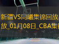 01月08日CBA常規(guī)賽 新疆 - 同曦 精彩鏡頭